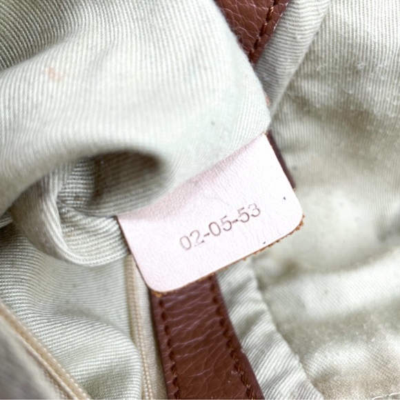 Chloe Brown Grained Leather Bag Tasseled Shoulder Crossbody Studded Cognac ๐ค๐ค - Picture 9 of 12